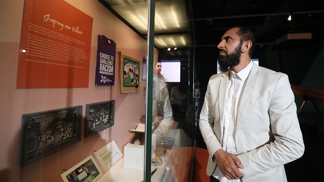 Ali Khan at Inclusive Global Histories exhibition