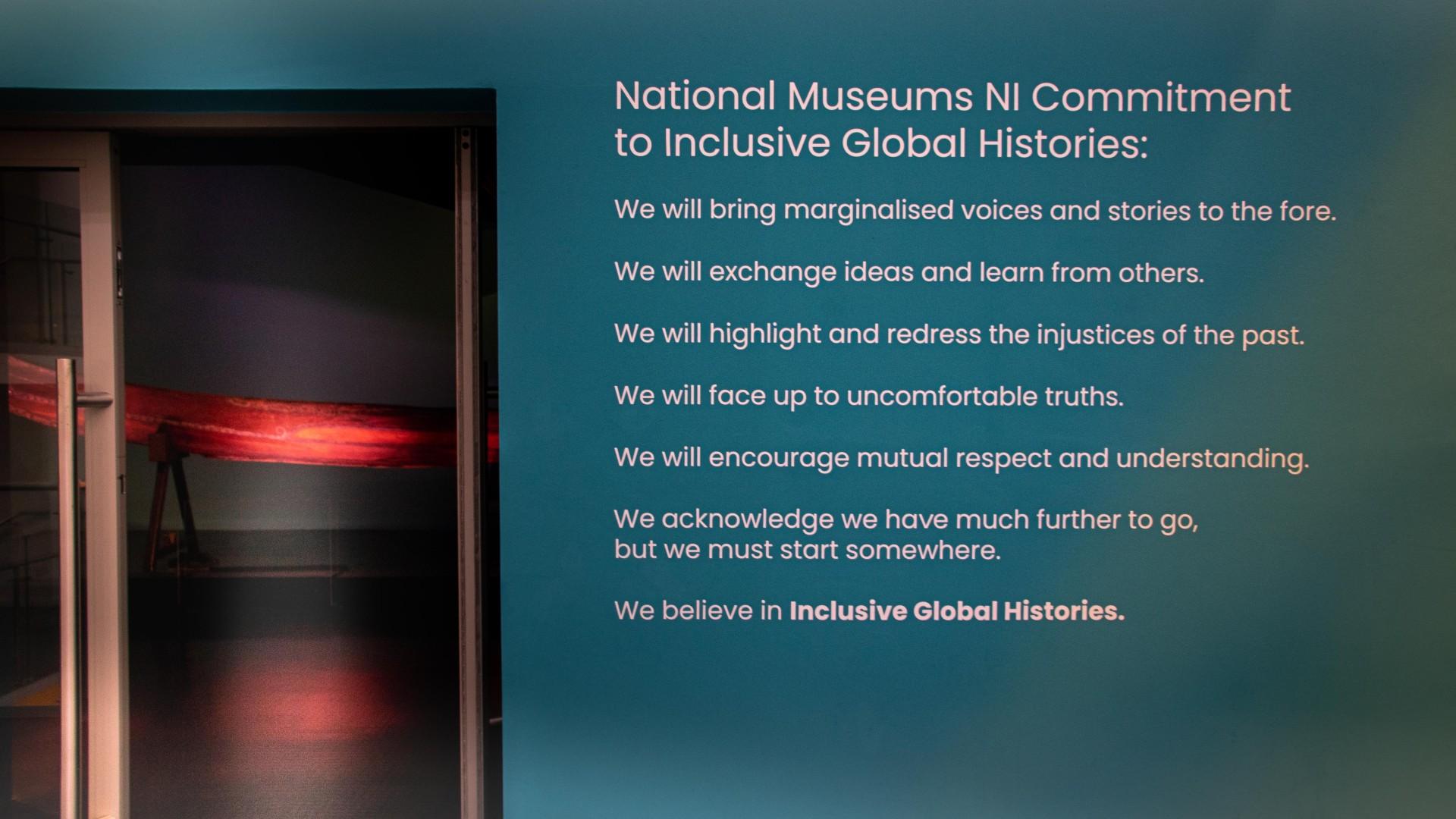 Inclusive Global Histories Commitments